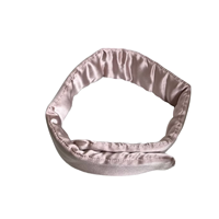 Fascia per Capelli in Pura Seta di Gelso 22 Momme con Logo Personalizzato, Regolabile, Anti-Crespo, per Donne, Spa, Cura della Pelle e Sonno
