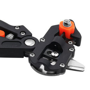 <b>Garden</b> Folding Portable Metal Plastic Coated Telescopic Anti-Slip Grip Ratchet Grafting Cutting Scissors <b>Tool</b> - Product Image 6