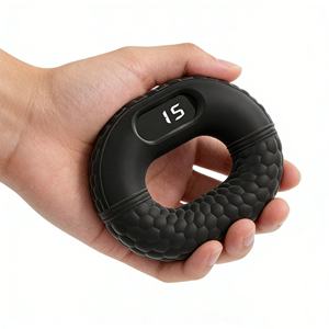 Vendita all'Ingrosso di Impugnature Circolari <span class=keywords><strong>in</strong></span> Silicone per <span class=keywords><strong>Mani</strong></span> e Dita con Contatore Digitale per Allenamento della Forza delle Dita - Product Image 1
