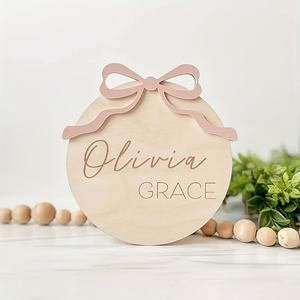 Panneau d'annonce de naissance personnalisé 15 cm en forme de papillon pour hôpitaux, cadeau souvenir pour le premier anniversaire et la fête prénatale, artisanat - Product Image 4