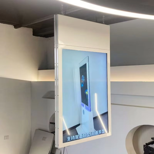 Display LCD a doppio lato ad alta luminosità da 50 pollici negozio al dettaglio ascensore pavimento per auto appeso Poster digitale - Product Image 1