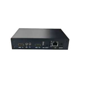 Codificador RTMP de baja latencia HD, equipo de transmisión en vivo para transmisión de radio y TV, soporte de formato IP HLS H.265 HEVC H.264 - Product Image 1