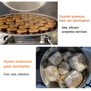 <span class=keywords><strong>Autoclave</strong></span> Vertical de 35/50/75/100/120/150L para Esterilización de Alimentos Enlatados, Especias, Hierbas, Cultivos de Laboratorio y Hongos - Product Image 5