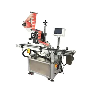 Labels and lid labeling equipment New automatic top side flat surface Labeling Machines manufacturer from China