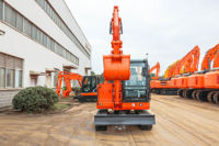 Nouvelle mini-excavatrice sur chenilles hydraulique CDM6060W de 6 tonnes, machine de terrassement en parfait état