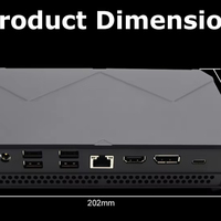 Mini PC EGLOBAL para Juegos con AMD Ryzen 5 5625U, 2*DDR4, SSD M.2, Windows 10, 3 Pantallas, 7 USB, RJ45, LAN 2.5G, Audio, WIFI 6, Bluetooth y Linux