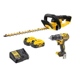 Tondeuse à haies et perceuse sans fil DeWalt 18V avec batterie et chargeur - Product Image 1