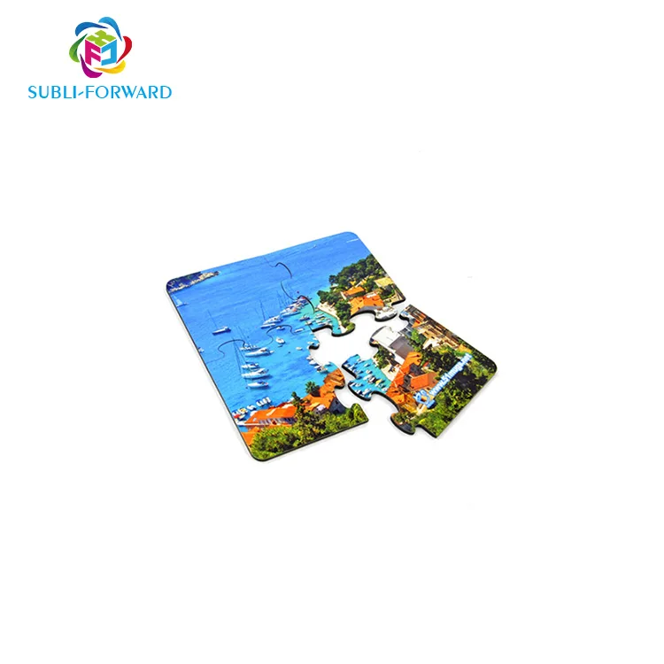 Логотип на заказ, термопечать, пустые 4 шт., подставки для пазлов квадратной формы