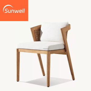 Mobilier d'extérieur moderne et luxueux pour le patio <span class=keywords><strong>Table</strong></span> à manger sectionnelle et chaises longues <span class=keywords><strong>Ensemble</strong></span> <span class=keywords><strong>table</strong></span> de <span class=keywords><strong>jardin</strong></span> en teck - Product Image 3