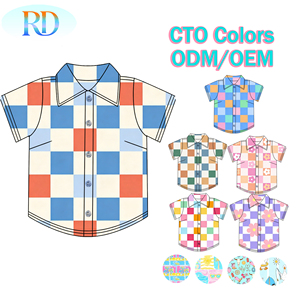 <span class=keywords><strong>Camisetas</strong></span> Ruidian de Alta Calidad para Niños y Niñas, <span class=keywords><strong>Camisetas</strong></span> con Estampado a Cuadros, <span class=keywords><strong>Camisetas</strong></span> con Cuello para Niños, <span class=keywords><strong>Camisetas</strong></span> de Verano para Niños, <span class=keywords><strong>Camisetas</strong></span> Más Vendidas - Product Image 1