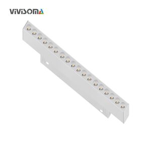 MT4200320 Rail lumineux magnétique intelligent en aluminium fin, moderne, encastré, monté en surface, DC48V, 6W-45W, pour salon, chambre à coucher - Product Image 3