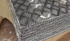 لوح ألومنيوم مخصص 5083 5052 5005 3003 عالي المقاومة للصدأ وغير قابل للانزلاق بنقش ماسي بارز - Product Image 2