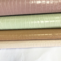Kulit Buatan PU Timbul Buaya Profesional untuk Dompet Notebook Casing Penutup Paket