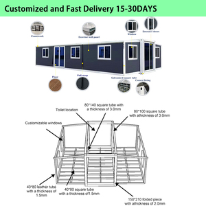 Casa Contenedor Prefabricada Expandible, <span class=keywords><strong>Edificio</strong></span> Modular de Instalación Rápida, Cabina Hospitalaria Portátil, Cabina de Oficina de Montaje Rápido para Uso de Emergencia - Product Image 6