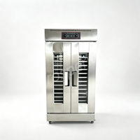Armoire de fermentation professionnelle à 32 plateaux, en acier inoxydable 410, avec circulation d'air chaud pour la levée de la pâte en boulangerie
