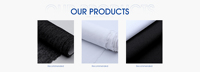 Xiangxing PA PES 100% Polyester Tricoté Chaîne Tissé Fusible Entoilage Double Point Interfaçage pour Chemises Entoilage Fusible
