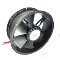 Ventilateurs axiaux ronds 254x89mm 25CM 24V 48V DC à haut débit d'air en alliage d'aluminium pour station ESS