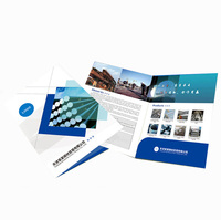 Carpeta de marca de documentos escolares de oficina de papel A4 resistente al agua con logotipo