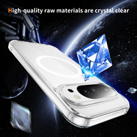 En stock – Coque de téléphone magnétique transparente et fine anti-rayures pour Google Pixel 10A – Prête à être expédiée en gros