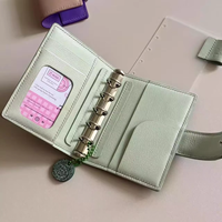 Carpeta económica con diseño personalizado de contraste de colores A6 A7 A8, funda para cuaderno pequeño, venta al por mayor, bajo MOQ