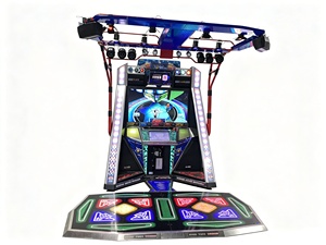 Máquina de Baile E Dance <span class=keywords><strong>Evolution</strong></span>, Operada con Monedas, de Acero Inoxidable, Interactiva para <span class=keywords><strong>2</strong></span> Jugadores, <span class=keywords><strong>Juego</strong></span> de Música Arcade para Parques de Diversiones - Product Image 1