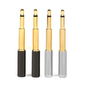 Adattatore per cuffie mono placcato oro per Meze99 Classics 99neo ANTONIO 99 <span class=keywords><strong>NEO</strong></span> <span class=keywords><strong>NOIR</strong></span> Connettore per cavo auricolare Hifi AUX Audio Plug - Product Image 5