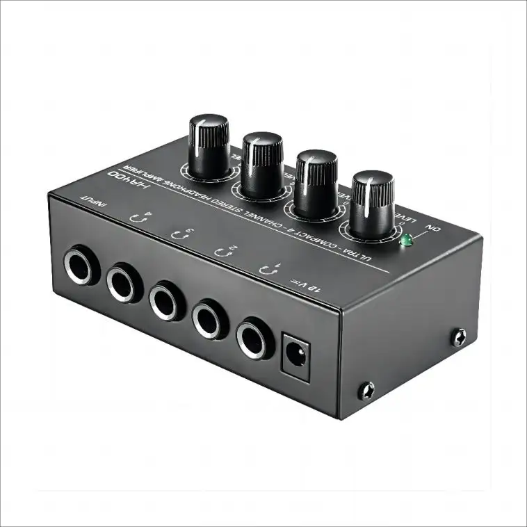 Demao-AR001A profissional gravação de áudio, placa de som usb, interface de áudio com amplificador de microfone
