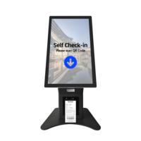 Kiosque libre-service de bureau intérieur direct d'usine de 21.5/23.8 pouces avec numérisation de codes à barres sans surveillance SDK pour les restaurants de restauration rapide