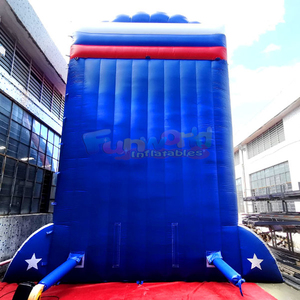 Giant outdoor kids commercial bounce house toboggan gonflable inflatable patriot water <b>slide</b> with swimming <b>pool</b> - Product Image 4