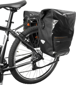 <span class=keywords><strong>Sacoche</strong></span> de vélo imperméable, <span class=keywords><strong>sacoche</strong></span> universelle pour sac de vélo, sacs à bagages pour siège arrière en toile - Product Image 2