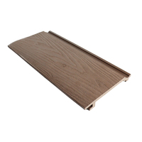 Panneau de revêtement extérieur WPC populaire en France, imperméable, grain de bois, anti-moisissure pour l'extérieur, installation facile, planche de façade Wpc
