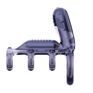Ensemble de anneaux péniens avec fonction de vibration et de retardement pour hommes adultes - Battle Spirit Double Shock - Product Image 4