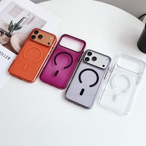 Étui de protection antichoc en PC haute transparence B533 pour iPhone 17 18 Pro Max, protection contre les chutes, étui magnétique pour téléphone - Product Image 6