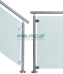 Poste de Vidro Temperado para Corrimão Externo de 10 a 12 mm, Design de Deck para Varanda em Aço Inoxidável - Product Image 4