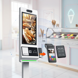 Kiosco de Autoservicio WUXIN con Funciones Personalizadas, Pantalla de 23.6/32 Pulgadas, Cámara Facial, Lector de Huellas Dactilares/Tarjetas, para Préstamo y Devolución en Bibliotecas - Product Image 1