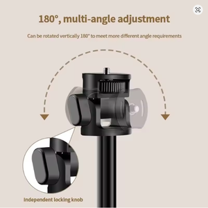 Support de <span class=keywords><strong>lampe</strong></span> en alliage d'aluminium pour tré<span class=keywords><strong>pied</strong></span> universel portable de 2m pour caméra d'<span class=keywords><strong>action</strong></span> légère à 1/4 vis - Product Image 4