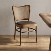 Chaises d'intérieur élégantes et confortables de haute qualité pour restaurants et hôtels, base en bois