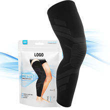 Genouillère de compression intégrale pour la jambe, avec logo personnalisé, pour la course, le basketball, le soulagement de la douleur et la récupération musculaire - Product Image 3