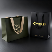 Sacs en papier d'emballage pour cadeaux de luxe, vente en gros de sacs en papier avec votre propre logo
