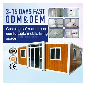 SH Detachable tiny industrial container house living room prefab houses modern luxury villa ready to ship