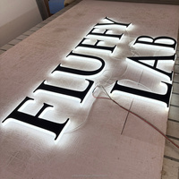 Enseigne lumineuse LED personnalisée pour entreprise, intérieur ou extérieur, enseigne murale commerciale, lettres lumineuses, enseigne avec logo d'entreprise