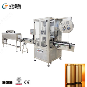 Leadworld Tùy Chỉnh Cup In Ấn Cắt Băng Hot Melt Gule OPP Tự Động Shrink Sleeve Ghi Nhãn Máy Cho Chai Pet - Product Image 3