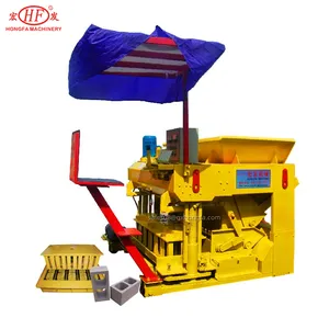 Hydraulic egg laying concrete block machine price automatic mobile building wall block laying interlocking Brick Machinery