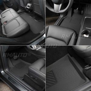 Alfombrilla para Piso de Auto, Impermeable, Antideslizante, de TPE XPE, Modificada, Totalmente Envolvente, Alfombrilla Especial para Tesla Model 3 y Tesla Model Y - Product Image 3