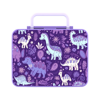 Boîte à bento personnalisée de 1,4 L, qualité alimentaire, 5 compartiments, simple couche, anti-fuite, portable, pour enfants, avec couverts