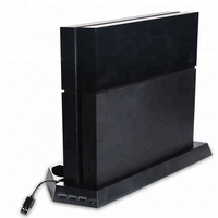 SYYTECH Support de charge multifonctionnel pour console de jeu avec ventilateur de refroidissement pour PlayStation 4 PS4 Slim Accessoires de jeu
