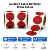 Autocollants personnalisés pour bougies parfumées, étiquettes en vinyle imperméables, autocollants holographiques écologiques, impression de logo en feuille d'or, parfum