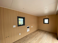 Matériaux recyclables, construction durable, énergie verte, maison préfabriquée modulaire, maisonnette moderne, maisonnette portable, maisonnette Apple