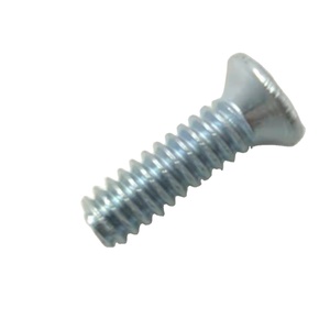 Vis à métaux à tête plate Phillips galvanisées en acier au carbone M3 M4 M6 pour machines - Product Image 3