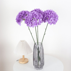 Flor Artificial de Hortensia, Flor de Seda Hecha a Mano, Decoración para Bodas, Accesorios para Fotografía en Exteriores, Decoración para el Hogar - Product Image 2